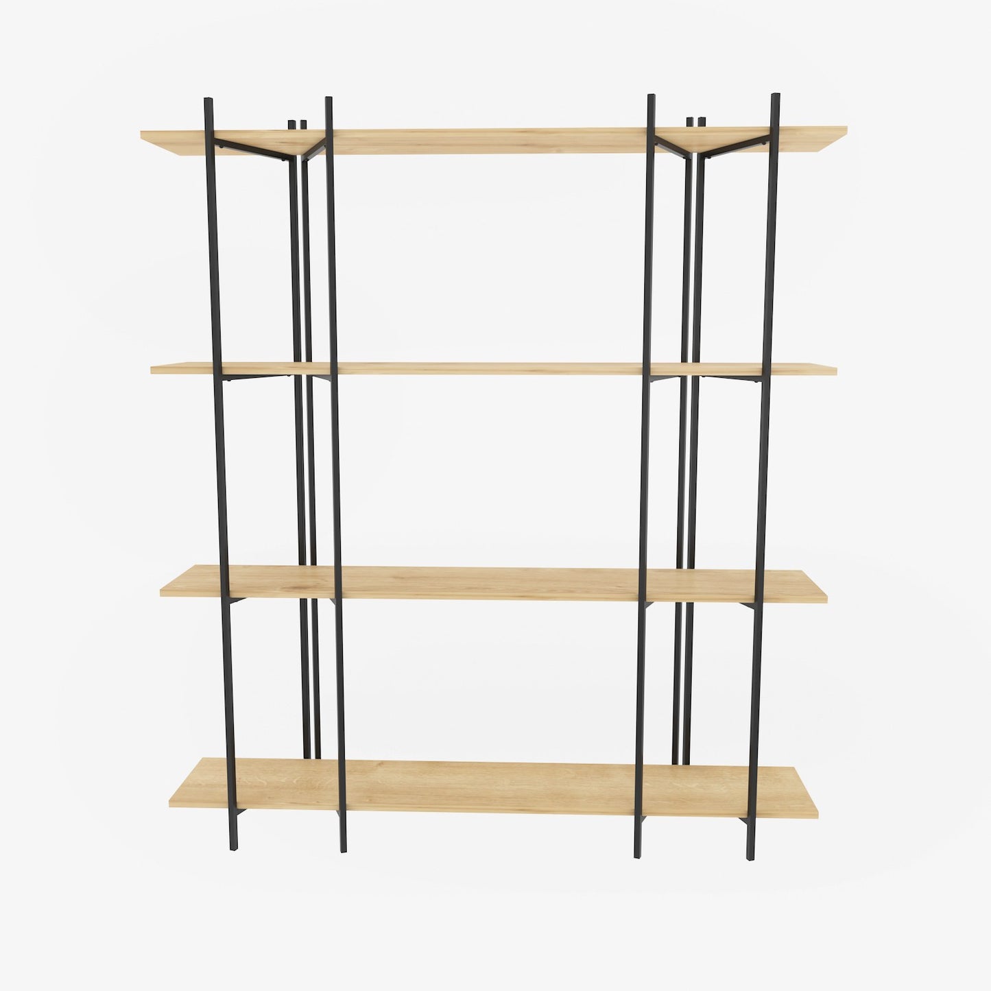 Βιβλιοθήκη 160 × 29,6 × 180 εκ. Δρυς Μαύρο GR875ZNA4550