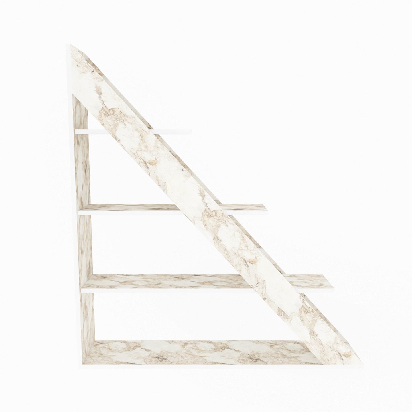 Βιβλιοθήκη 120 × 25 × 131,8 εκ. Λευκό GR875ZNA4560