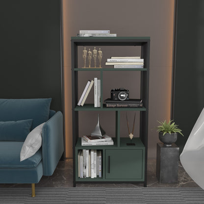 Βιβλιοθήκη 60 × 29,6 × 120 εκ. Μαύρο Πράσινο GR875ZNA4571