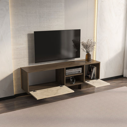 Έπιπλο Τηλεόρασης TV Βάση Σύνθεση Καρυδί Travertine | 875ZNA5340