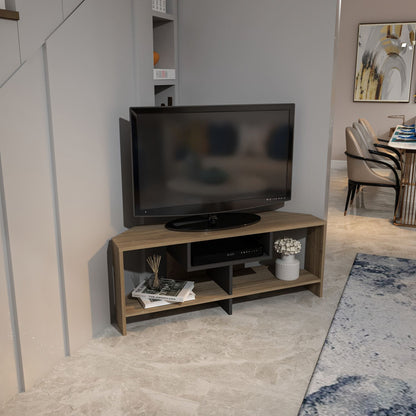 Έπιπλο Τηλεόρασης TV Βάση Σύνθεση Καρυδί Λευκό | 875ZNA5357