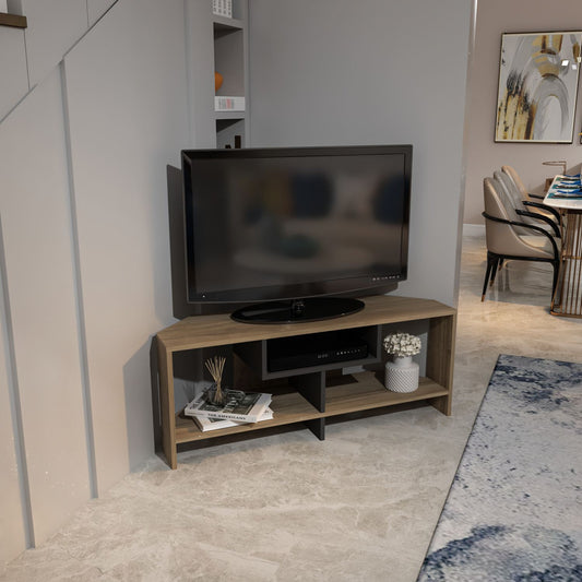 Έπιπλο Τηλεόρασης TV Βάση Σύνθεση Καρυδί Λευκό | 875ZNA5357