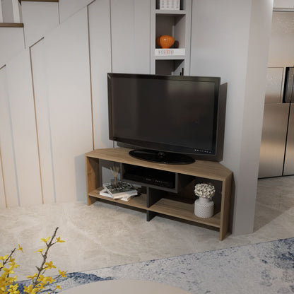 Έπιπλο Τηλεόρασης TV Βάση Σύνθεση Καρυδί Λευκό | 875ZNA5357
