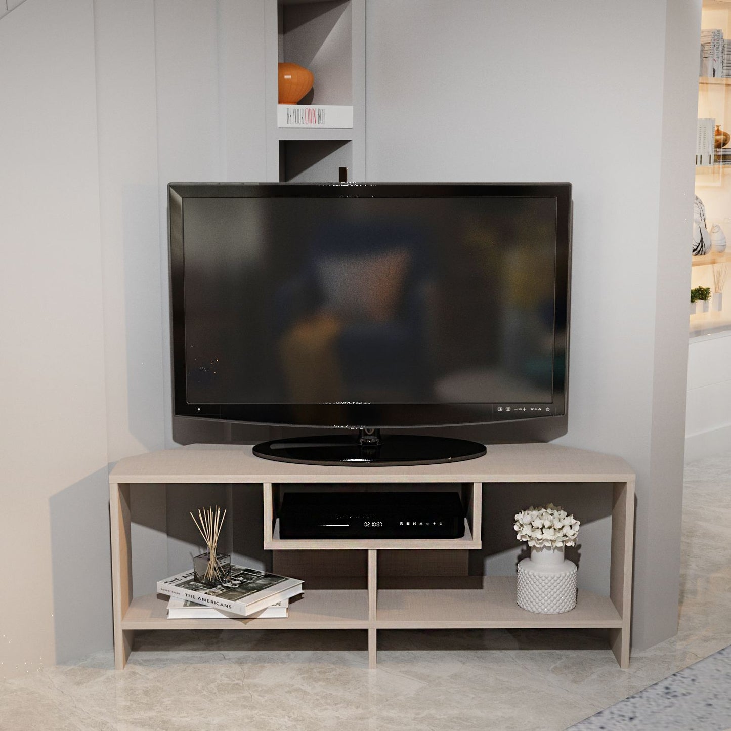 Έπιπλο Τηλεόρασης TV Βάση Σύνθεση Beige | 875ZNA5359