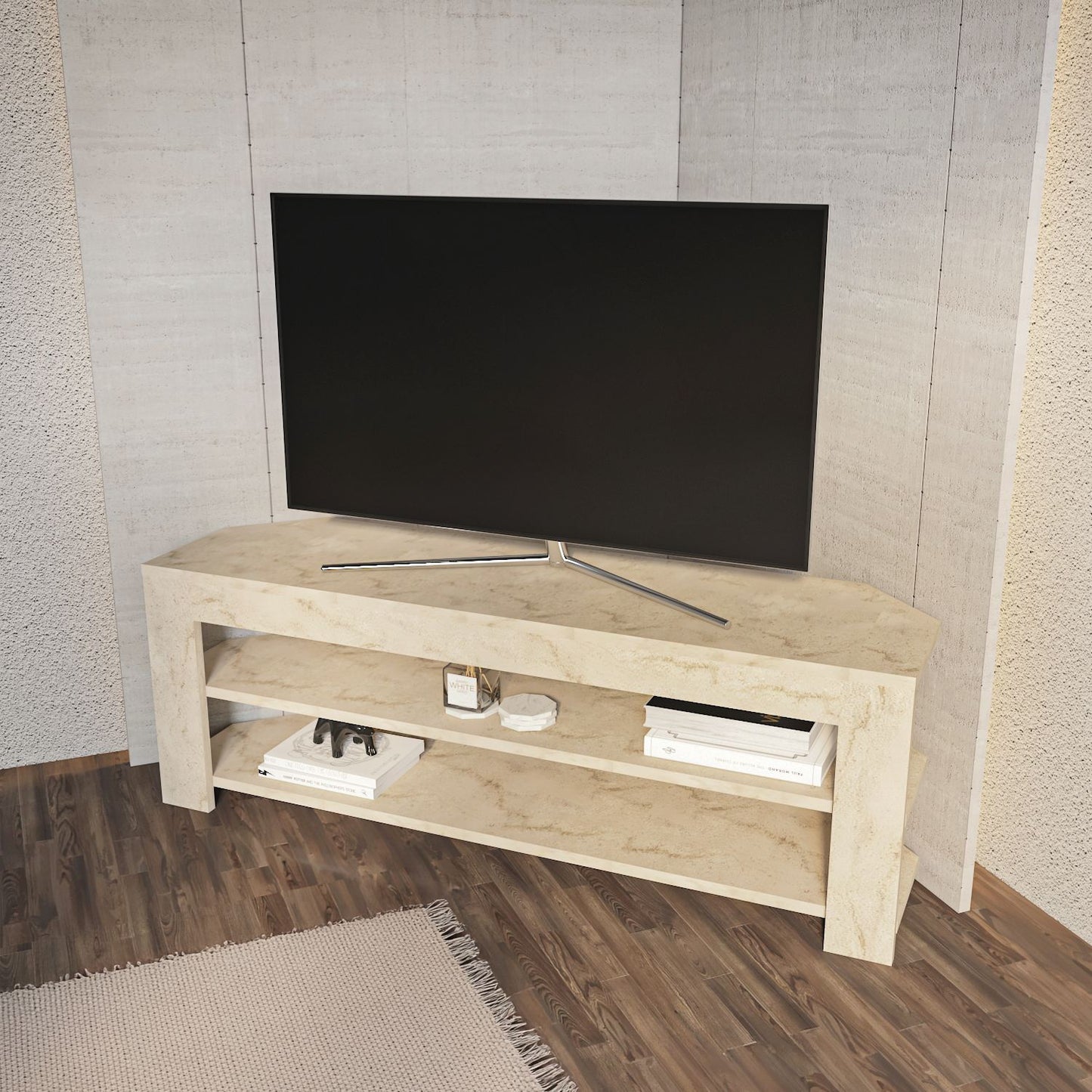Έπιπλο Τηλεόρασης TV Βάση Σύνθεση Travertine | 875ZNA5360