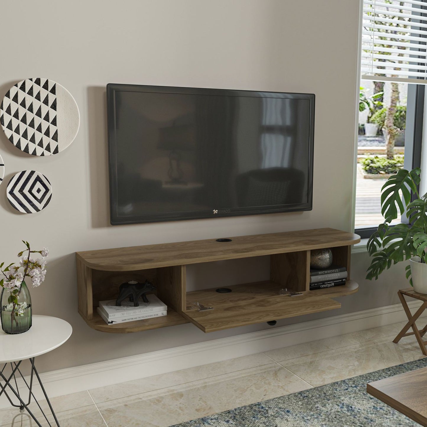 Έπιπλο Τηλεόρασης TV Βάση Σύνθεση Oud Δρυς | 875ZNA5364