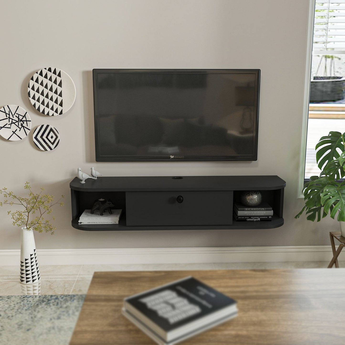 Έπιπλο Τηλεόρασης TV Βάση Σύνθεση Ανθρακί | 875ZNA5365