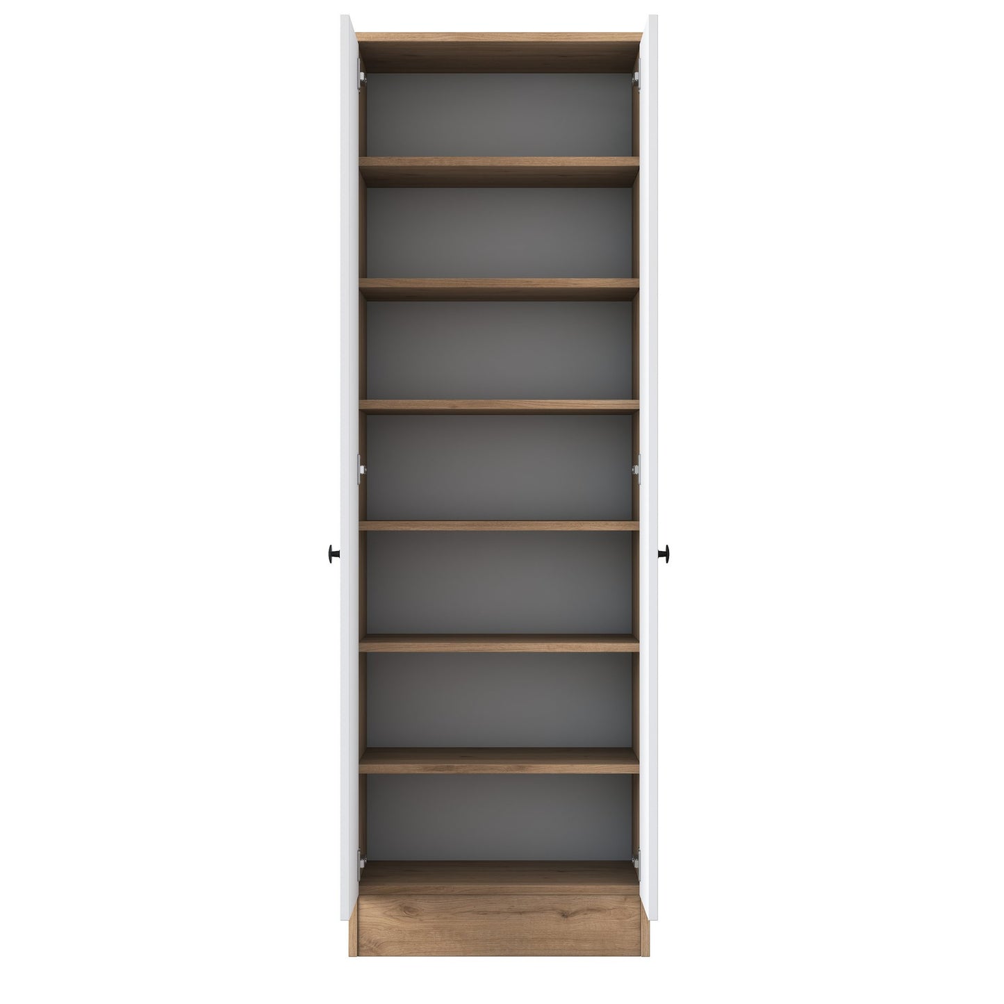 Ντουλάπα 59.8x182.8x37.5 εκ Walnut White 893RAN4553