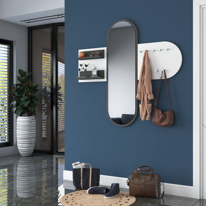 Επιτοίχιο Έπιπλο Εισόδου Κρεμάστρα Ρούχων