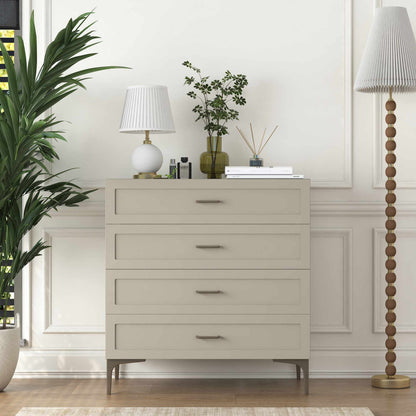 Συρταριέρα 85.6x90.7x45 εκ Sandstone 893RAN5848