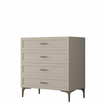 Συρταριέρα 85.6x90.7x45 εκ Sandstone 893RAN5848