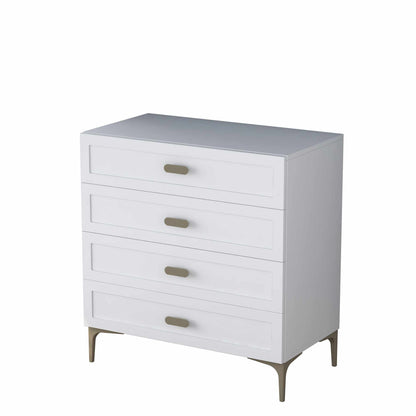 Συρταριέρα 85.6x90.7x45 εκ Λευκό 893RAN5849