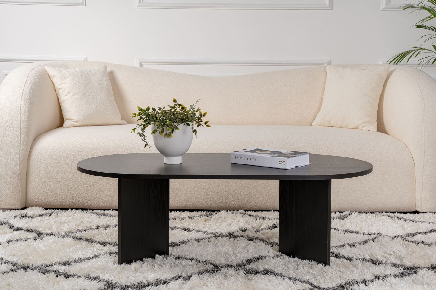 Τραπεζάκι Σαλονιού Wood Μαύρο 119 x 60 x 40 εκ GR909NRD1105