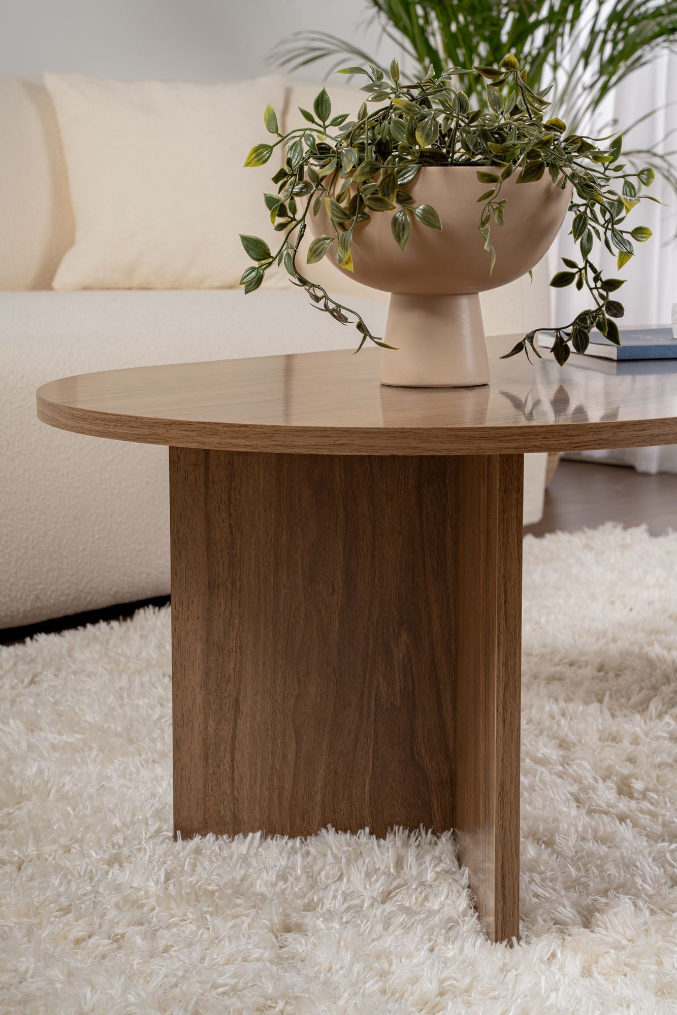 Τραπεζάκι Σαλονιού Venezia Καρυδί 119 x 60 x 40 εκ GR909NRD1109