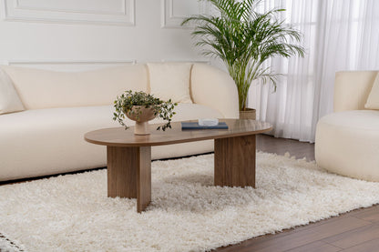 Τραπεζάκι Σαλονιού Venezia Καρυδί 119 x 60 x 40 εκ GR909NRD1109