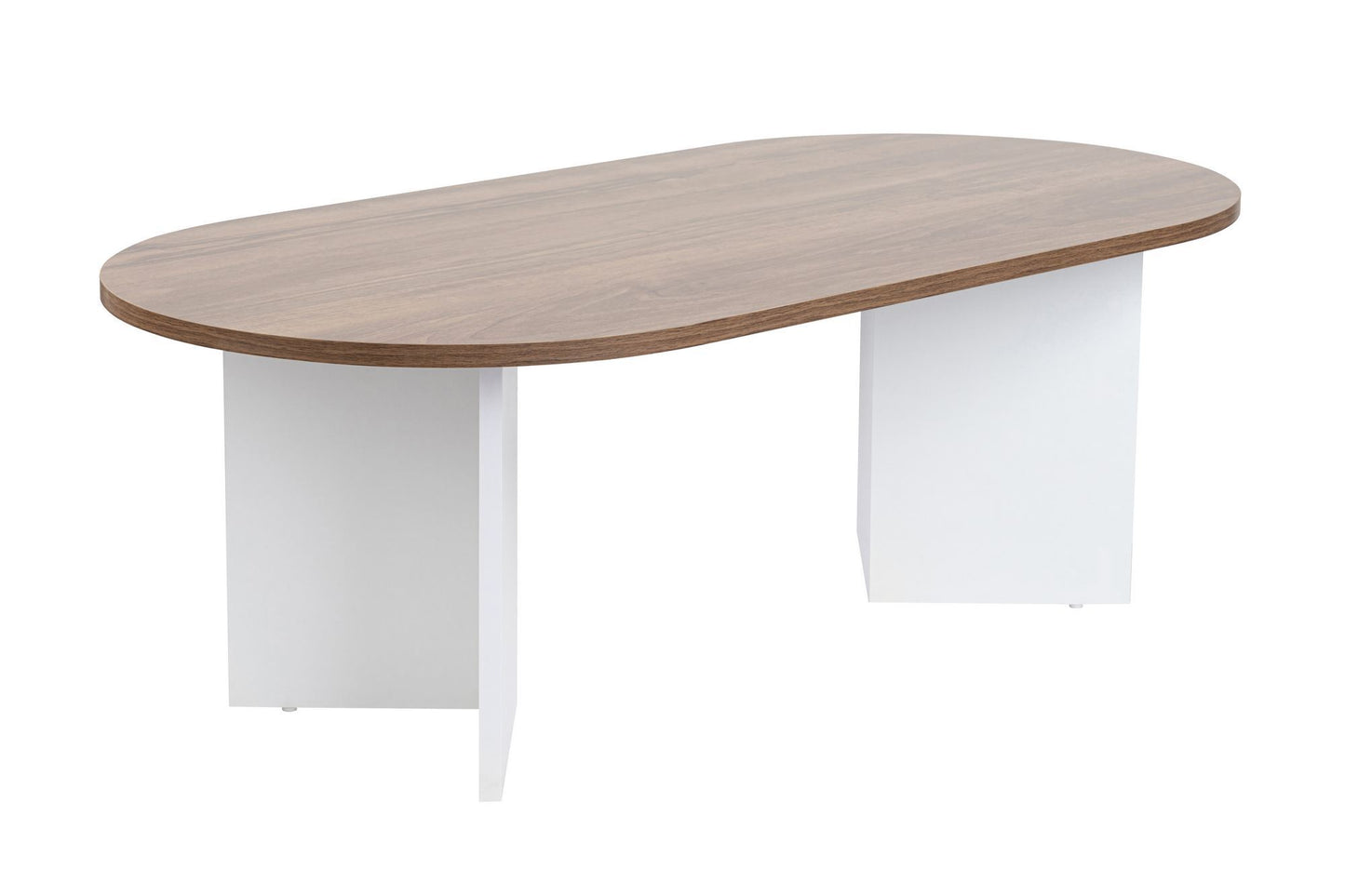 Τραπεζάκι Σαλονιού Venezia Καρυδί - Λευκό 119 x 60 x 40 εκ GR909NRD1111