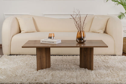 Τραπεζάκι Σαλονιού Venezia Καρυδί 119 x 60 x 40 εκ GR909NRD1117