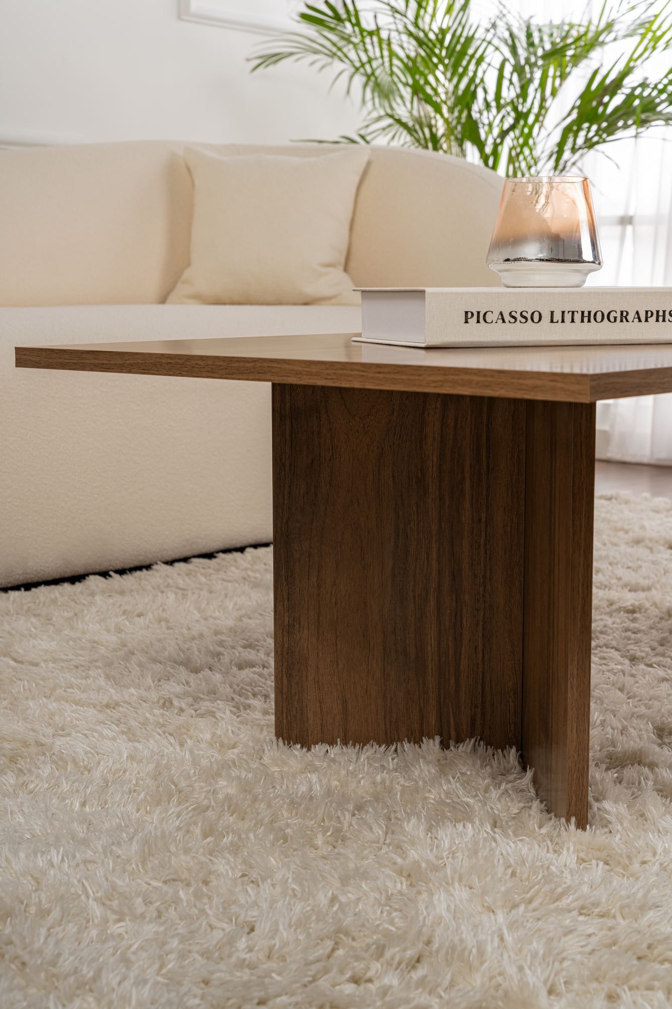 Τραπεζάκι Σαλονιού Venezia Καρυδί 119 x 60 x 40 εκ GR909NRD1117