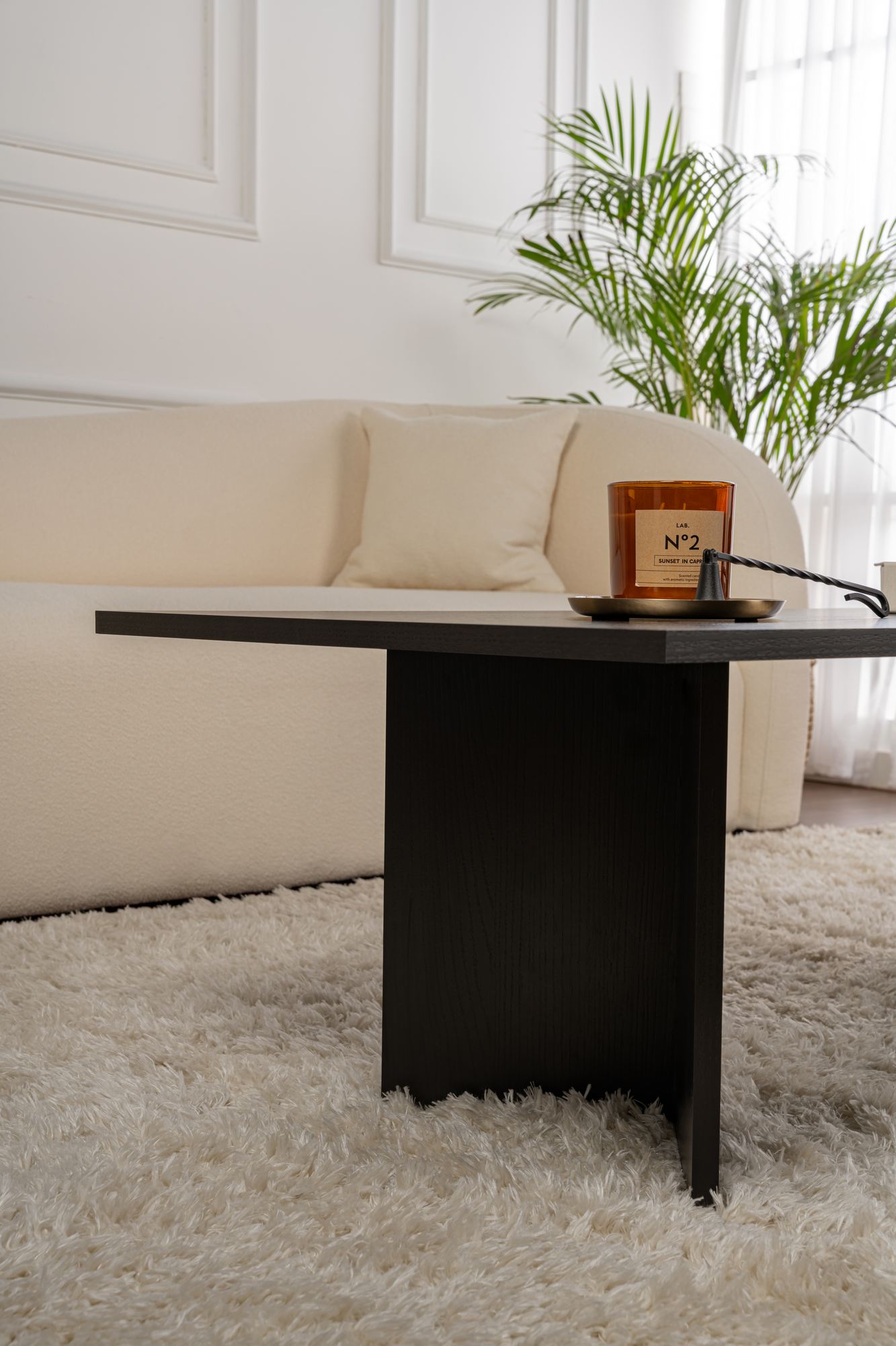 Τραπεζάκι Σαλονιού Wood Μαύρο 119 x 60 x 40 εκ GR909NRD1118