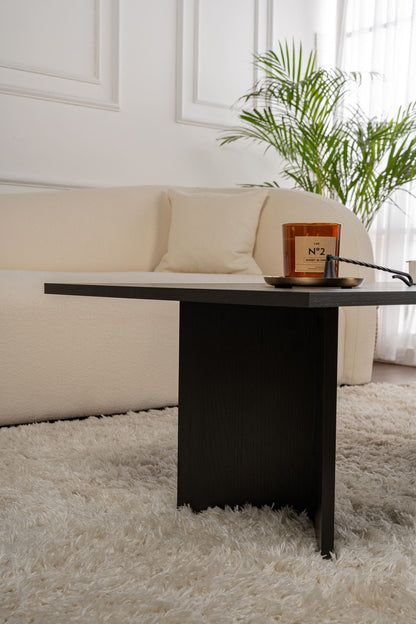 Τραπεζάκι Σαλονιού Wood Μαύρο 119 x 60 x 40 εκ GR909NRD1118