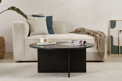 Τραπεζάκι Σαλονιού Wood Μαύρο 90 x 90 x 40 εκ GR909NRD1124