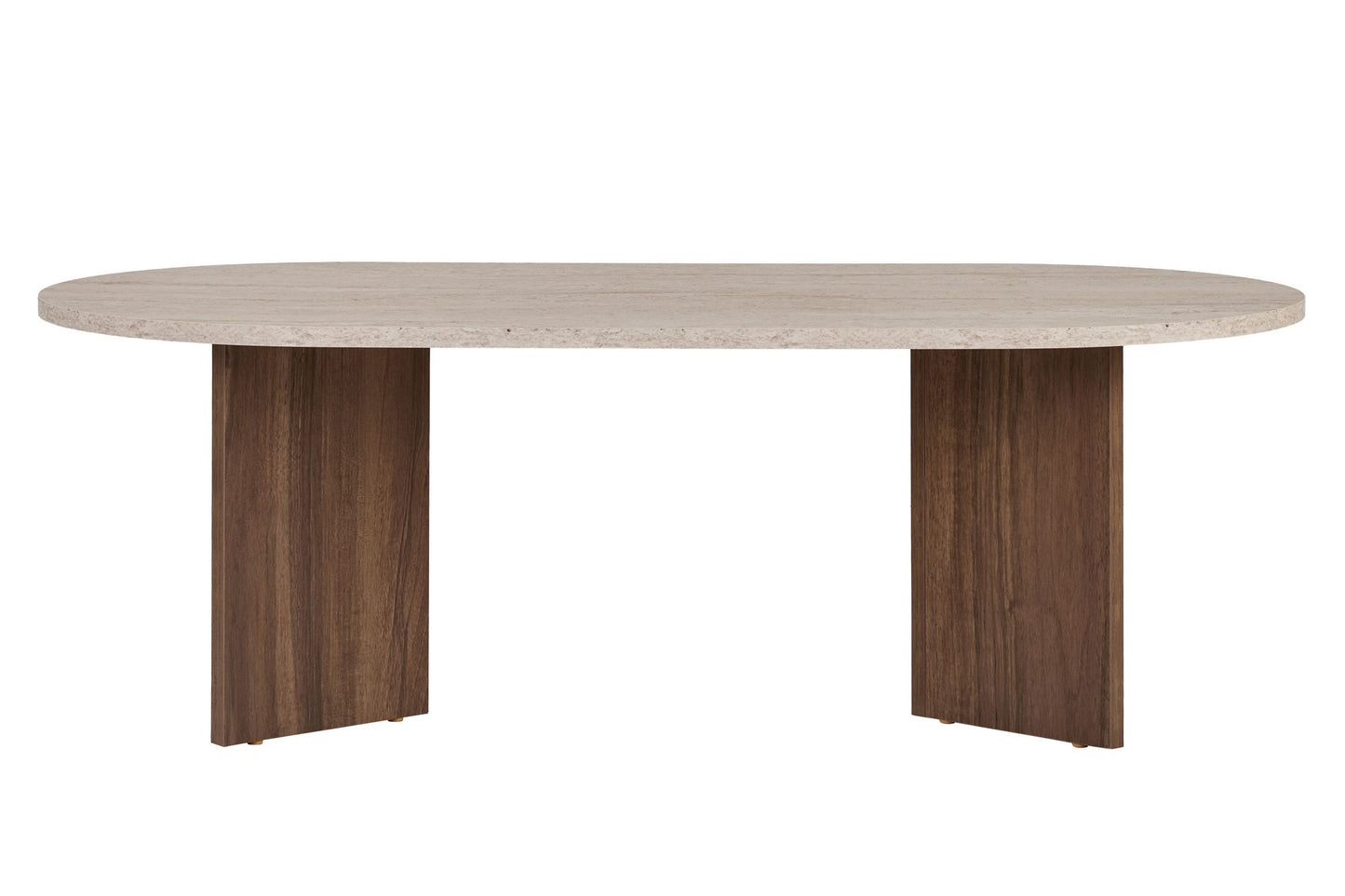 Τραπεζάκι Σαλονιού Travertine - Καρυδί 119 x 60 x 40 εκ GR909NRD1125