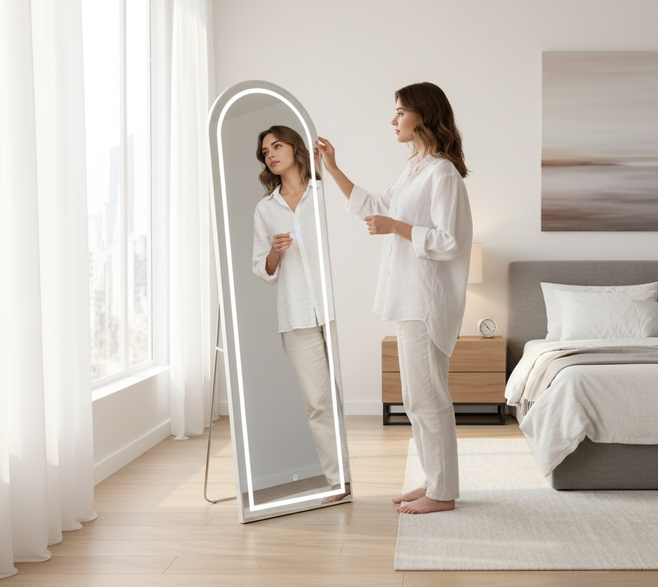 Επιδαπέδιος Καθρέφτης LED