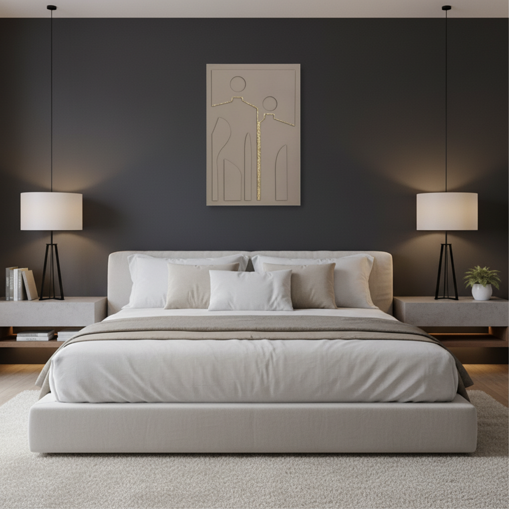 Πίνακας Ανάγλυφος Γκρί elephant