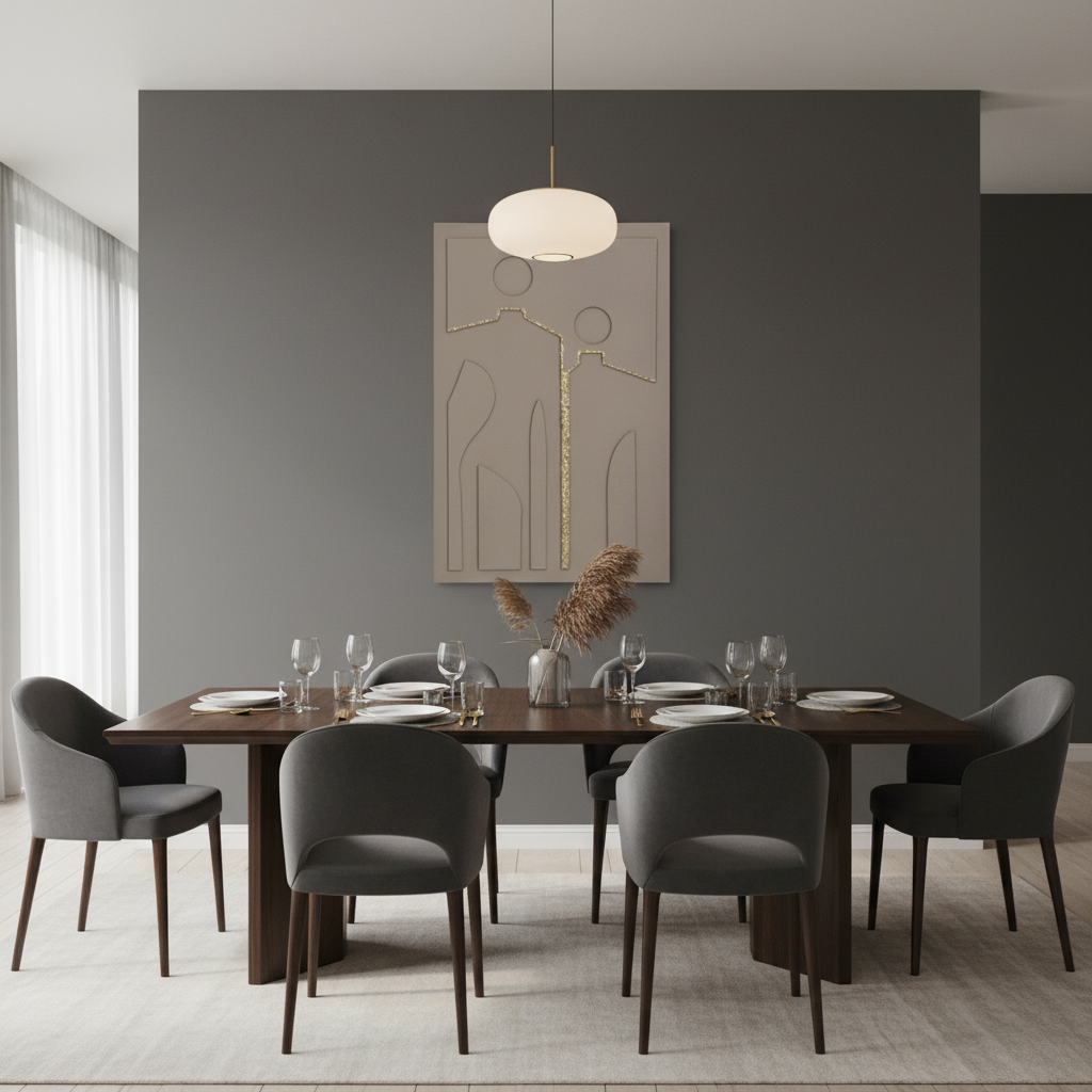 Πίνακας Ανάγλυφος Γκρί elephant με Χρυσά Ρινίσματα 120x80 εκ 91883