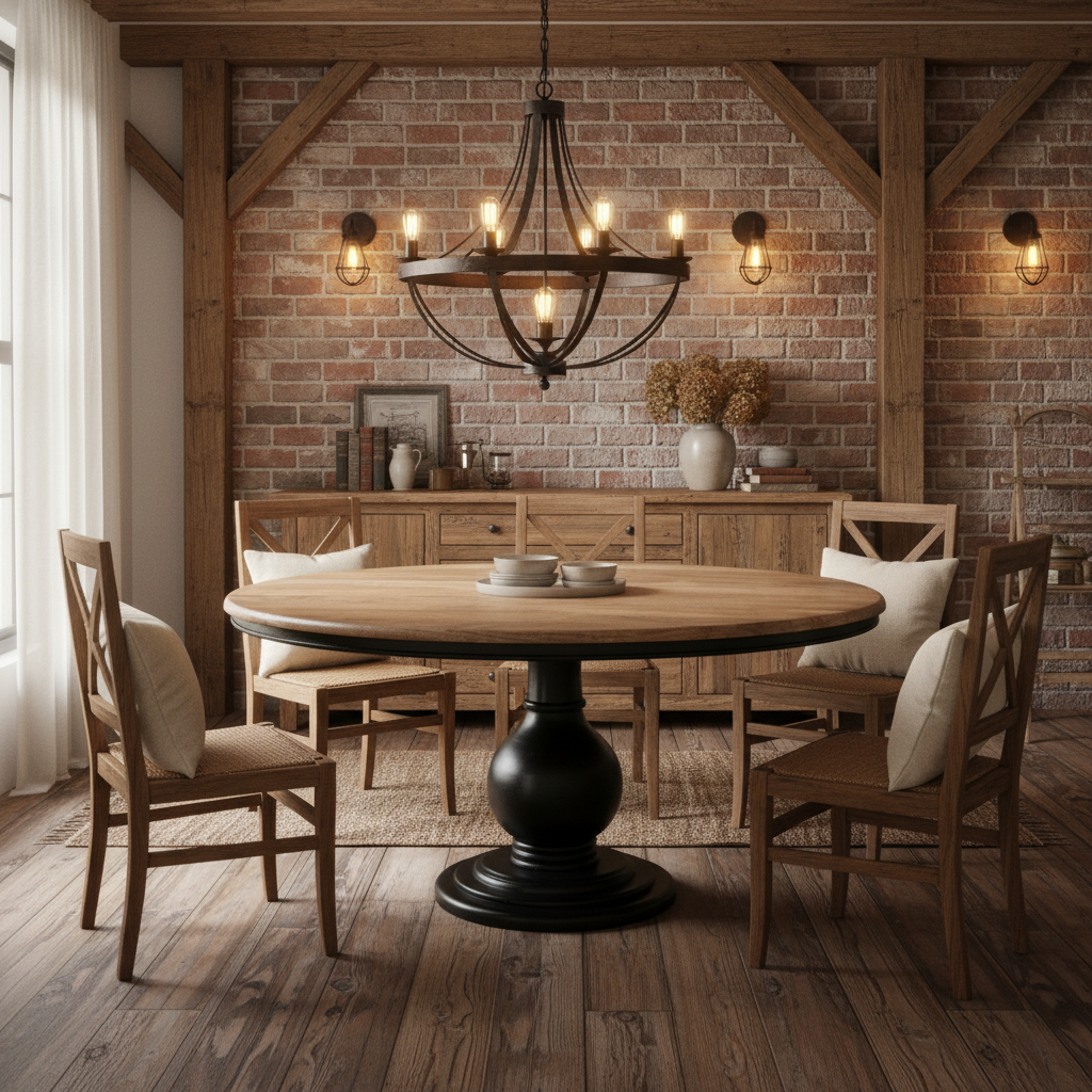 Τραπέζι Τραπεζαρίας Ροτόντα 