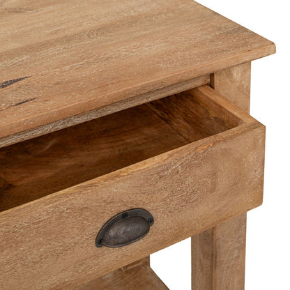 Τραπέζι Κονσόλα Εισόδου Βοηθητικό Τραπέζι Μασίφ Ξύλο 152Χ41Χ77εκ   92090