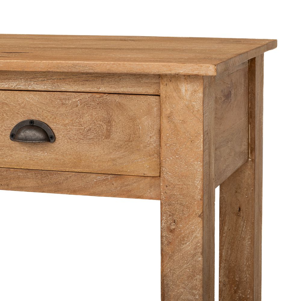 Τραπέζι Κονσόλα Εισόδου Βοηθητικό Τραπέζι Μασίφ Ξύλο 152Χ41Χ77εκ   92090