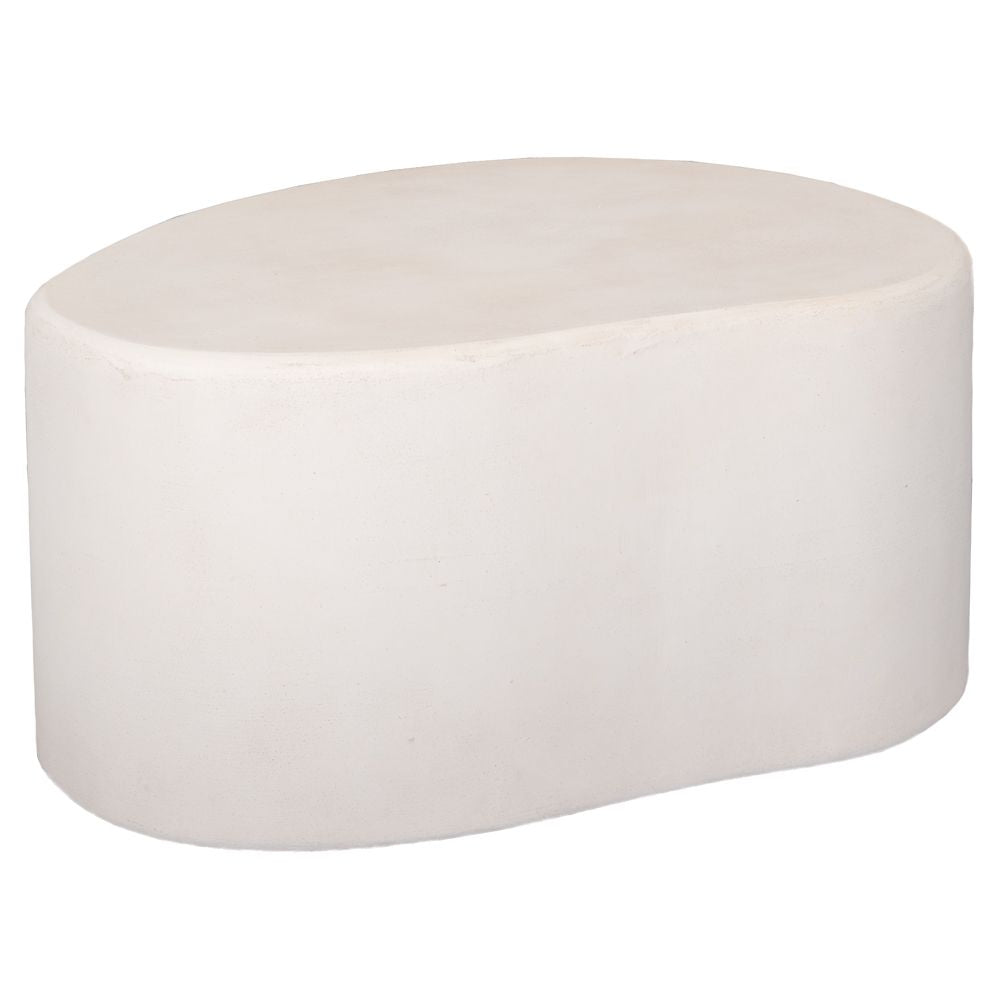 Τραπεζάκια Σαλονιού Λευκό Ακανόνιστο Σχήμα Σετ 3 τμχ και σε 3 Διαστάσεις Ξεχωριστά Καλοκαιρινό Τραπέζι 192135