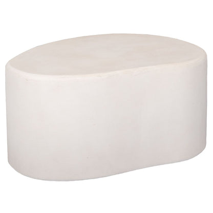 Τραπεζάκια Σαλονιού Λευκό Ακανόνιστο Σχήμα Σετ 3 τμχ και σε 3 Διαστάσεις Ξεχωριστά Καλοκαιρινό Τραπέζι 192135