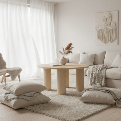 Μοντέρνο Στρογγυλό Τραπεζάκι Σαλονιού