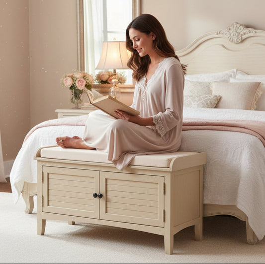 Ξύλινο Παγκάκι Εισόδου Παπουτσοθήκη