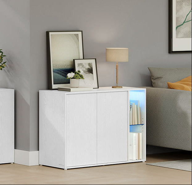 Μπουφές με Φωτισμό LED Μοντέρνος Σχεδιασμός Ντουλάπι Έπιπλο Τηλεόρασης BB-K372B01