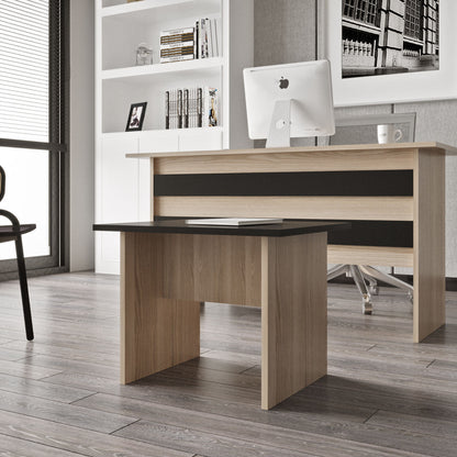 Τραπεζάκι Σαλονιού Δρυς - Μαύρο 60 x 50 x 46,3 εκ GR956LCS1202
