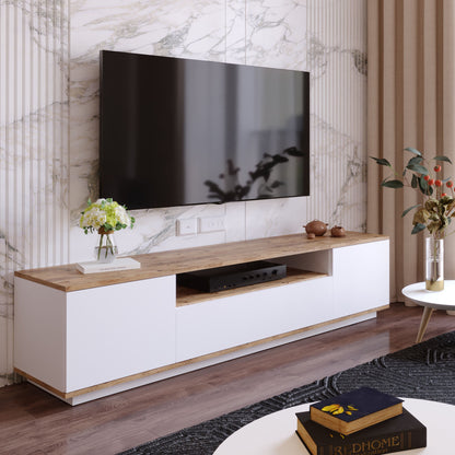 Έπιπλο Τηλεόρασης TV Βάση Σύνθεση Atlantic Pine Λευκό | 956LCS1610