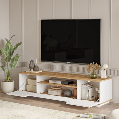Έπιπλο Τηλεόρασης TV Βάση Σύνθεση Atlantic Pine Λευκό | 956LCS1610