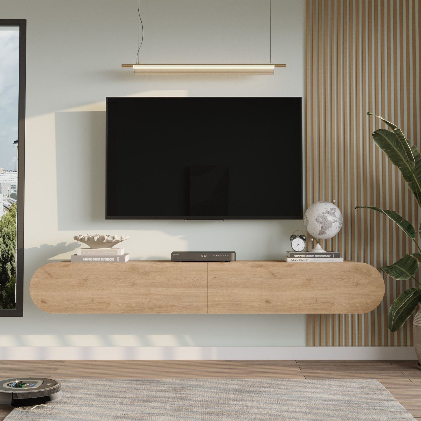 Έπιπλο Τηλεόρασης TV Βάση Σύνθεση Δρυς | 956LCS1691