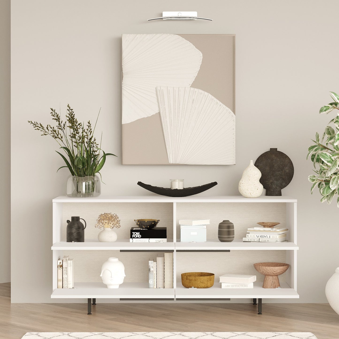 Μπουφές Λευκό 160x44,5x74,3cm | 956LCS3441