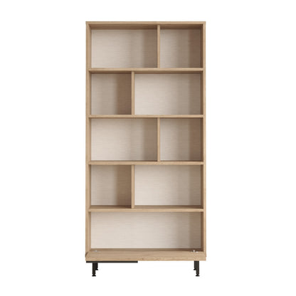 Βιβλιοθήκη 83,9 × 29,5 × 175,6 εκ. Καρυδί Δρυς GR956LCS3443