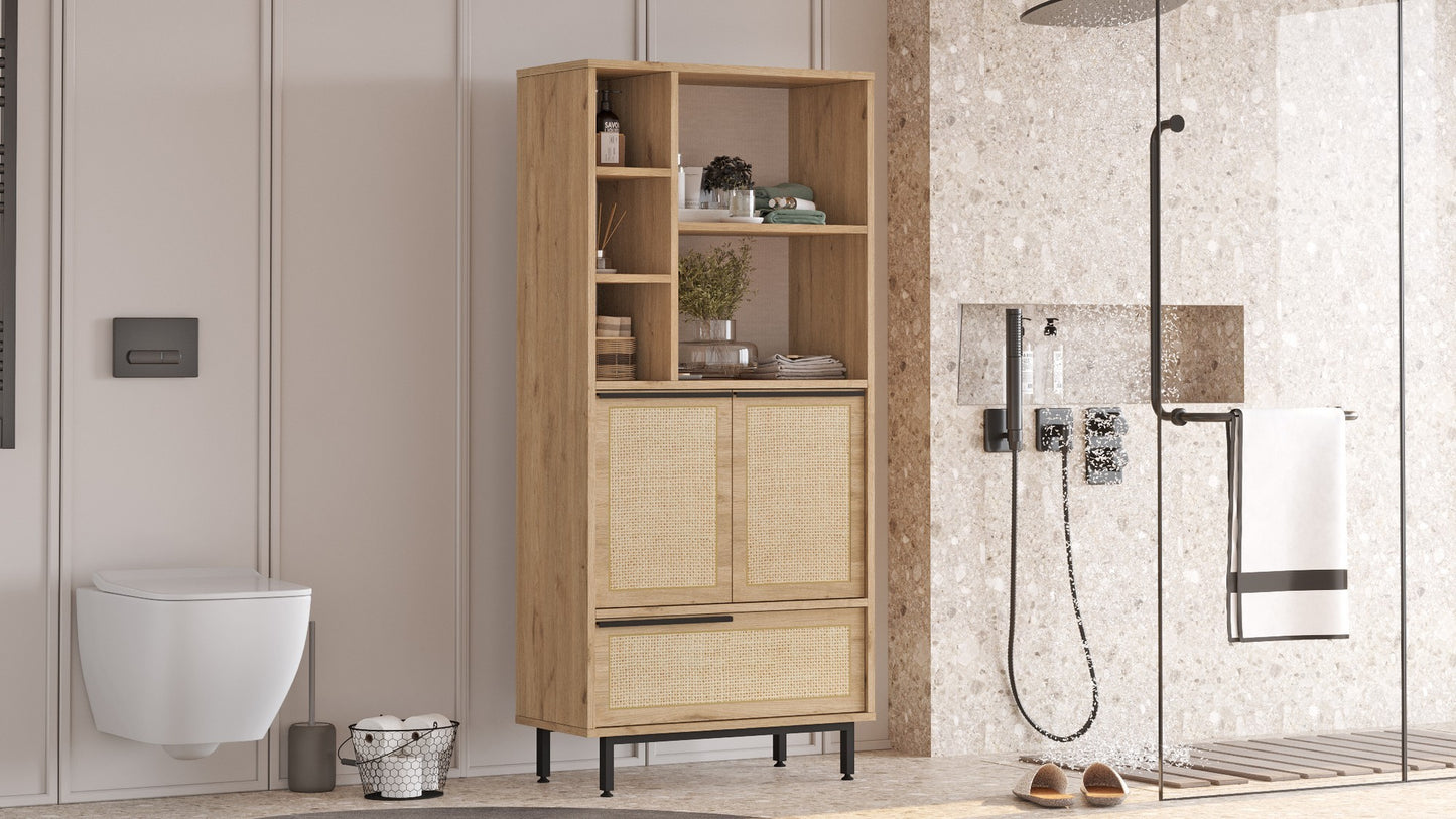 Ντουλάπι Μπάνιου Βιβλιοθήκη 162x75x35 Διάφορα Χρώματα 956LCS3471