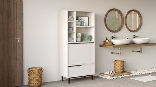 Ντουλάπι Μπάνιου Βιβλιοθήκη 162x75x35 Διάφορα Χρώματα 956LCS3471