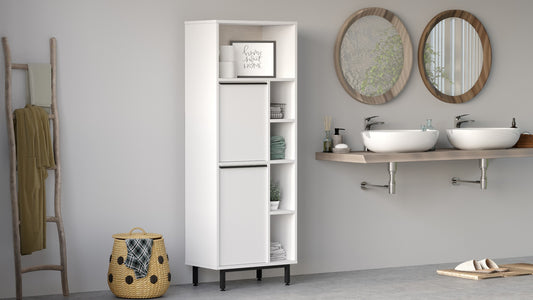 Ντουλάπι Μπάνιου 162x60x35 σε διάφορα χρώματα Βιβλιοθήκη 956LCS3480