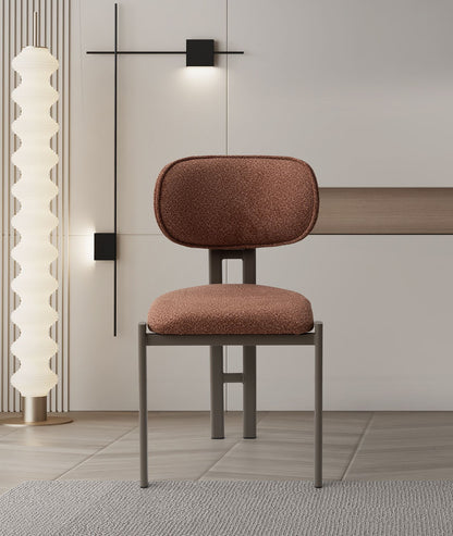 Καρέκλες Τραπεζαρίας - Σετ 2 Τεμαχίων - Tile Red / Cappuccino | 974NMB1969