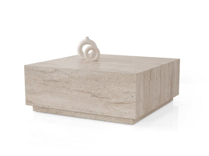Τραπεζάκι Σαλονιού Travertine 90 x 90 x 35,5 εκ GR974NMB2229