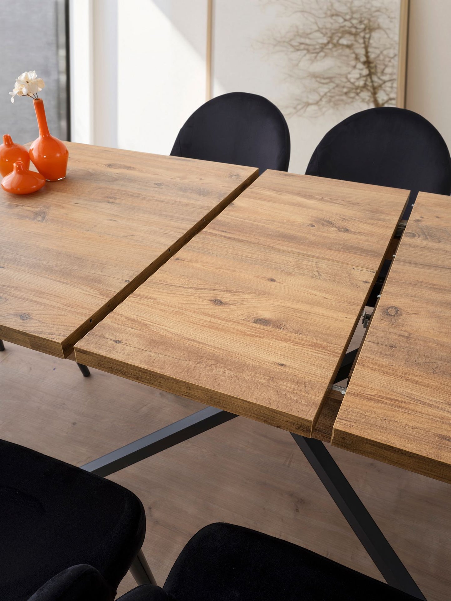 Τραπέζι Κουζίνας Τραπεζαρίας Επεκτεινόμενο από 160-200 εκ Στιβαρό 974NMB2239