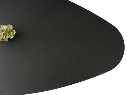 Τραπεζάκι Σαλονιού Μαύρο Ξύλο 139,5 x 42 x 79,5 εκ. 974NMB2273